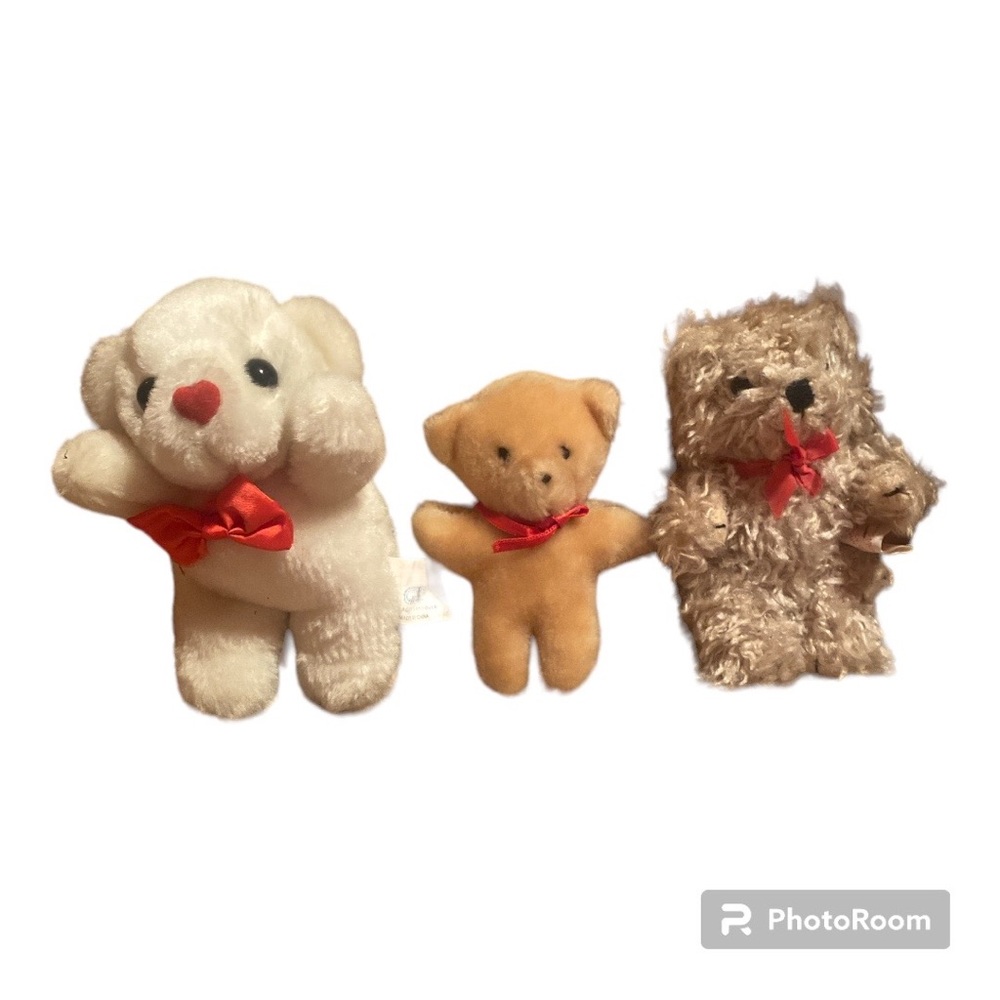 FREE Small Teddy Bear Bundle 3 Count